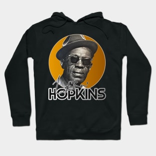 Retro Lightnin Hopkins Gold Tribute Hoodie